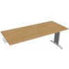 Rokovací stôl Flex, 180x75,5x80 cm, dub/kov Rokovací stôl Flex, 180x75,5x80 cm, dub/kov