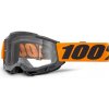 Motokrosové okuliare 100% Accuri 2 Orange s čírym plexi Motokrosové okuliare 100% Accuri 2 Orange s čírym plexi