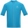Alpine Pro SAGEN pánsky modrý cyklistický dres - S Alpine Pro SAGEN pánsky modrý cyklistický dres - S