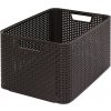 CURVER STYLE L úložný box 43,6 x 23 x 32,6 cm tmavo hnedý 03616-210 CURVER STYLE L úložný box 43,6 x 23 x 32,6 cm tmavo hnedý 03616-210