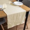 Biante Mušelínový behúň na stôl MSN-083 Krémový 20x180 cm Biante Mušelínový behúň na stôl MSN-083 Krémový 20x180 cm
