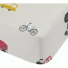 Biela napínacia bavlnená detská plachta na jednolôžko 90x190 cm Transport – Bianca Biela napínacia bavlnená detská plachta na jednolôžko 90x190 cm Transport – Bianca