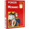 Modiano 4199 100% plastové karty 4 rohy Červené