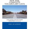 New Hsk: Complete Vocabulary Lists: Word Lists for Hsk Levels 1, 2, 3, 4, 5, 6 Academy HskPaperback