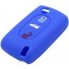 Silikónový obal GARO na kľúč Peugeot, Citroen 3-tlačidlový tmavo modrý Silikónový obal GARO na kľúč Peugeot, Citroen 3-tlačidlový tmavo modrý