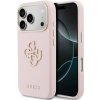 Guess PU Resin Logo Zadní Kryt pro iPhone 17 Pro Pink Guess PU Resin Logo Zadní Kryt pro iPhone 17 Pro Pink