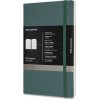 Moleskine Zápisník Professional mäkké dosky A5 tmavo zelený číslované strany