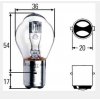 Hella 8GD008897-121 S1 25/25W 12V Ba20D Hella 8GD008897-121 S1 25/25W 12V Ba20D