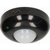 PIR pohybový senzor 360°, IP20, čierny PIR pohybový senzor 360°, IP20, čierny