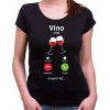 Fajntričko Vin Vinárske tričko - Víno volá Phone Fajntričko Vin Vinárske tričko - Víno volá Phone