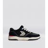 Cariuma UBA PRO Black Suede and Mesh Ivory Logo Red Sneaker