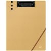 MFP písacia podložka s klipom zatváracia s gumičkou A4 béžová