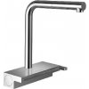 Hansgrohe M81 - Drezová batéria Aquno Select s výsuvnou koncovkou a plochým sprchovým prúdom, chróm 73836000 Hansgrohe M81 - Drezová batéria Aquno Select s výsuvnou koncovkou a plochým sprchovým prúdom, chróm 73836000