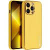 Obal / kryt na Apple iPhone 14 PRO žlté - Forcell LEATHER Obal / kryt na Apple iPhone 14 PRO žlté - Forcell LEATHER