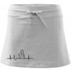 EKG šach - Športová sukne - two in one - XL ( Biela ) EKG šach - Športová sukne - two in one - XL ( Biela )