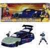 Jada Autíčko Mazda RX-7 1993 kovové s otvárateľnými časťami a figúrka Kakashi dĺžka 20 cm 1:24