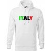 Italy Nápis - Mikina pánska Cape s kapucňou - L ( Biela ) Italy Nápis - Mikina pánska Cape s kapucňou - L ( Biela )