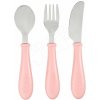 Detský príbor Old Pink Beaba 3-dielny lyžička vidlička a nôž ružový 15 cm od 12 mes Detský príbor Old Pink Beaba 3-dielny lyžička vidlička a nôž ružový 15 cm od 12 mes
