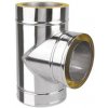 BOKRA Komínový izolovaný T-kus 90°, ø 150mm, IZOL EKO 08 BOKRA Komínový izolovaný T-kus 90°, ø 150mm, IZOL EKO 08