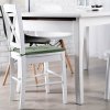 Eurofirany Zamatový sedák GAJA s praktickým uväzovaním - tmavo olivový Polyester 40x40 cm Eurofirany Zamatový sedák GAJA s praktickým uväzovaním - tmavo olivový Polyester 40x40 cm