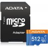 Adata/micro SDXC/512GB/UHS-I U1 / Class 10/+ Adaptér AUSDX512GUICL10A1-RA1 Adata/micro SDXC/512GB/UHS-I U1 / Class 10/+ Adaptér AUSDX512GUICL10A1-RA1