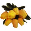 Tulipány kytica x9 žltá 33cm umelá Tulipány kytica x9 žltá 33cm umelá