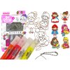 Lean Toys Prívesky na maľovanie z farebného skla Fusing Paint Princesses 6 ks Lean Toys Prívesky na maľovanie z farebného skla Fusing Paint Princesses 6 ks