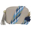 NovaKabelka.sk Bala Beige s prídavným popruhom kožená talianska crossbody kabelka béžová NovaKabelka.sk Bala Beige s prídavným popruhom kožená talianska crossbody kabelka béžová
