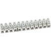 Svorkovnica 12pól, pre kábel max 2,5 mm2, biela Svorkovnica 12pól, pre kábel max 2,5 mm2, biela