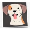 Pes III fotoobraz na plátne 60 × 60 cm Pes III fotoobraz na plátne 60 × 60 cm