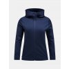 Peak Performance W Rider Tech Zip Hood Blue Shadow