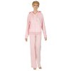Urban Classics Hooded Velour Suit TB076 - Light Pink