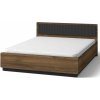 Nábytek PEGAS s.r.o. Postel PRESTIGO - P13, Ořech Warmia/San Sebastian/Černý mat Nábytek PEGAS s.r.o. Postel PRESTIGO - P13, Ořech Warmia/San Sebastian/Černý mat