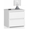 Ak furniture Nočný stolík CL2 40 cm biely Ak furniture Nočný stolík CL2 40 cm biely