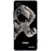 Picasee silikónový čierny obal pre Motorola Moto E14 - Astronaut Big Picasee silikónový čierny obal pre Motorola Moto E14 - Astronaut Big