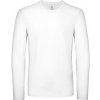 B&C pánske tričko s dlhým rukávom TU05T white