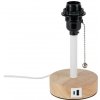 | Brilagi - Stolná lampa s USB portom TABLON 1xE27/25W/230V dub/biela | BRI597 | Brilagi - Stolná lampa s USB portom TABLON 1xE27/25W/230V dub/biela | BRI597