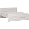 Posteľ, 140x200, dub white craft, HESTRA TYP 91 Posteľ, 140x200, dub white craft, HESTRA TYP 91