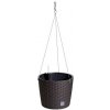 Květináč závěsný RATO ROUND W s vkladem 25,6 cm - barva: umbra Květináč závěsný RATO ROUND W s vkladem 25,6 cm - barva: umbra