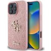 Guess PU Fixed Glitter 4G Metal Logo Zadní Kryt pro iPhone 16 Pro Pink GUHCP16LHG4SGP Guess PU Fixed Glitter 4G Metal Logo Zadní Kryt pro iPhone 16 Pro Pink GUHCP16LHG4SGP