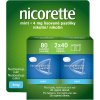 Nicorette Mint 4 mg pas.ocp. 80 (2x40)x4 mg Nicorette Mint 4 mg pas.ocp. 80 (2x40)x4 mg