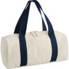 BagBase Taška Edit Duffle BG 676, sportovní, kulatá, objem 23l COT52067690599-natural/nav UNI Natural/navy BagBase Taška Edit Duffle BG 676, sportovní, kulatá, objem 23l COT52067690599-natural/nav UNI Natural/navy