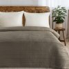 Eurofirany Jednoduchý prehoz TARA tmavo bežový - tmavobéžová Polyester 220x240 cm Eurofirany Jednoduchý prehoz TARA tmavo bežový - tmavobéžová Polyester 220x240 cm