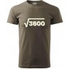 Narodeniny odmocniny 60 - Klasické pánske tričko vyššej gramáže - XL ( Army ) Narodeniny odmocniny 60 - Klasické pánske tričko vyššej gramáže - XL ( Army )