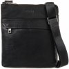 Segali pánska kožená crossbody taška 343 Black