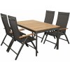 Doppler Concept teak FSC Rozkladacia 4+1 - záhradné sedenie (hliník/drevo)
