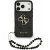 Zadný kryt Guess PU 4G Metal Logo Strap pre iPhone 17 Pro čierny Zadný kryt Guess PU 4G Metal Logo Strap pre iPhone 17 Pro čierny