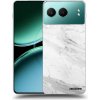 Picasee silikónový čierny obal pre OnePlus Nord 4 - White marble Picasee silikónový čierny obal pre OnePlus Nord 4 - White marble