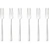 Malé vidličky na tortu Rock leštená oceľ 6 ks Malé vidličky na tortu Rock leštená oceľ 6 ks