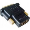 Kab. redukcia HDMI-DVI F / M, pozlátené kontakty, čierna